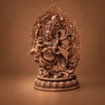 Six-Armed Mahakala (大黑天) Copper Flame-Halo Statue – Protection & Courage · 12 cm - Image 3