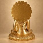 Sakyamuni Buddha (释迦牟尼佛) Gold Resin Statue – Peace, Wisdom & Meditation · 15.5 cm - Image 4