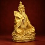 太上老君黄铜神像｜祈愿平安・高19厘米 - 图片 4