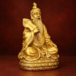 太上老君黄铜神像｜祈愿平安・高19厘米 - 图片 3