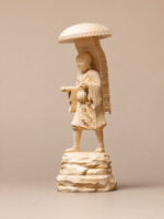 唐三藏木雕像｜桧木・高30厘米 - 图片 2