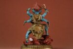 Six-Armed Mahakala (大黑天) Painted Brass Statue – Protection & Courage · 25 cm - Image 4