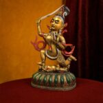 Manjushri (文殊菩萨) Copper Statue – Wisdom & Clarity · 28.5 cm - Image 3