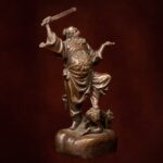 Zhong Kui (钟馗) Copper Statue – Protection & Courage · 24 cm - Image 2