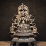 北魏风格铜佛像｜平安静心・高29厘米