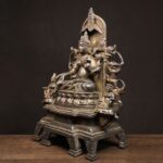 北魏风格铜佛像｜平安静心・高29厘米 - 图片 3