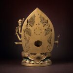 斗母娘娘神像｜彩绘铜・高39厘米 - 图片 4
