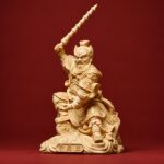 Wang Lingguan (王灵官) Three-Eyed Taoist Guardian Wood Statue – Protection, Courage & Guardian Strength · 18.5 cm - Image 4